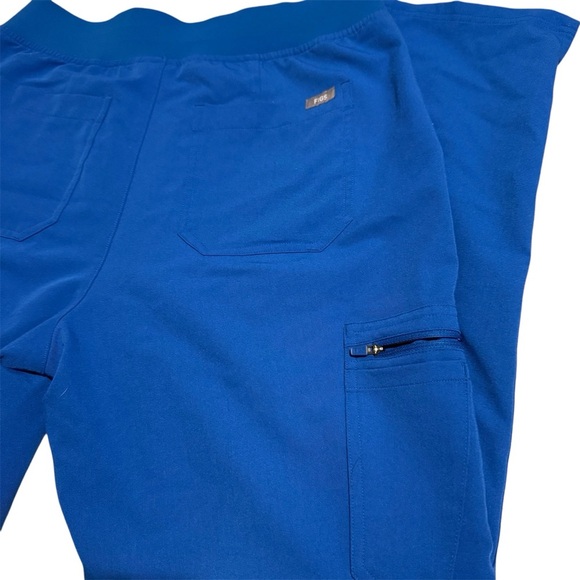women's Royal Blue Yola™ High Waisted 2.0 - Skinny Scrub Pants - Picture 3 of 4